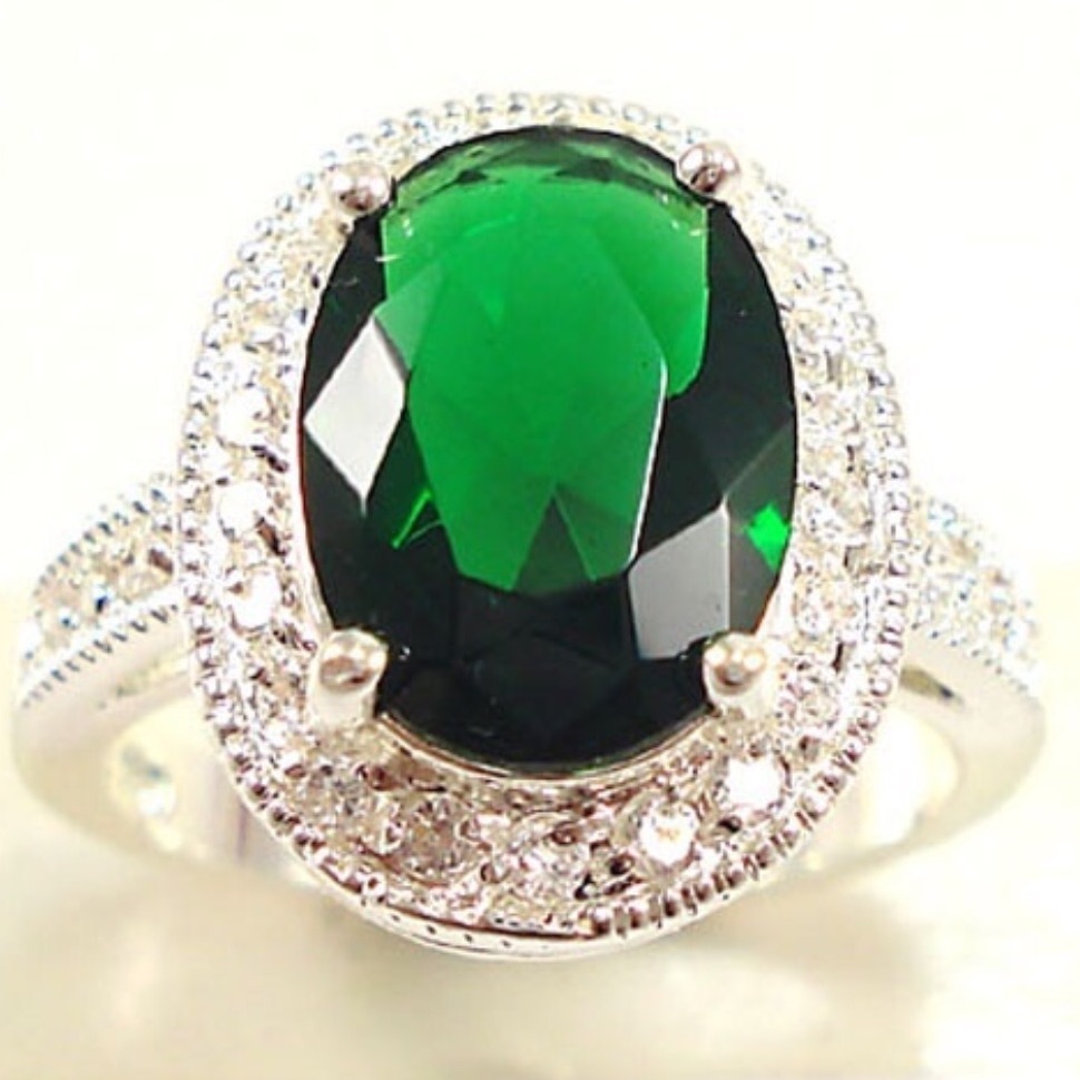 Beautiful Cubic Zirconia Rings 925 Sterling Silver 24$